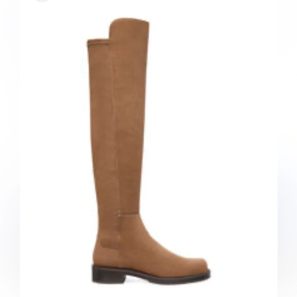 Stuart Weitzman Women's 5050 Bold Over The Knee Boots in KHAKI suede 9.5 NEW
